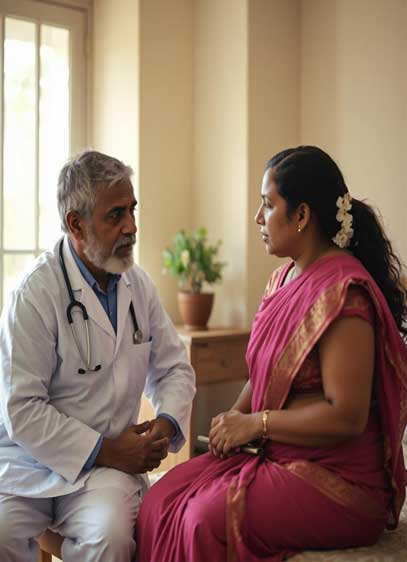 Ayurveda treats gynaecological issues like PCOS, menopause, and supports holistic women's health